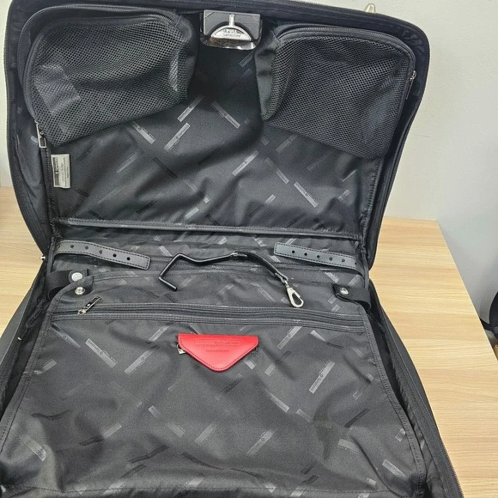 Samsonite Carry On Travel Bag Black Label‎ 2 Way Luggage Briefcase Suit Bag Luxe